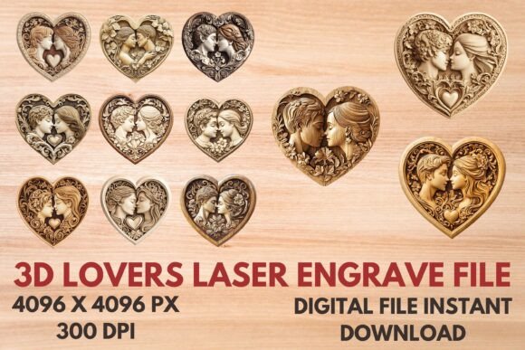 3d Lovers Laser Engrave File: A Strategic Asset for Diverse Creative Projects