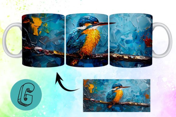 3D Oil Paint Cute Bird Mug Wrap 03: A Practical Evaluation for DIY Enthusiasts