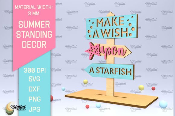 3D Summer Standing Decor Laser Cut: Transforming Your Seasonal Styling