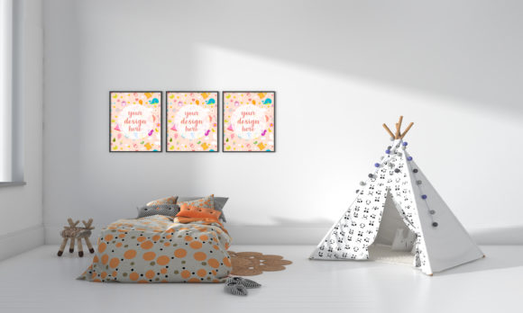 A 3D Modern Kids Bedroom with Teepe Tent: A Strategic Asset for Visual Creators