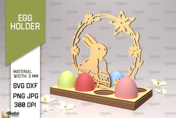 Elevating Seasonal Craftsmanship with the 3D Easter Egg Holder Laser Cut