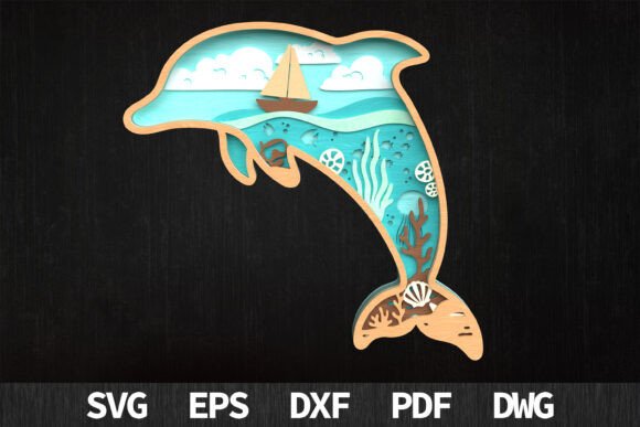 Navigating the Depths: A Comprehensive Guide to Dolphin Ocean Scene 3D SVG for Creative Projects