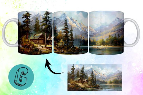 Redefining Digital Assets: The Strategic Value of 3D Oil Paint Vintage Sence Mug Wrap 04 in Modern Design