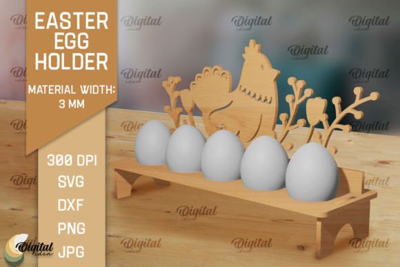 Unleash Your Creativity with the 3D Chick Easter Egg Holder Laser Cut SVG