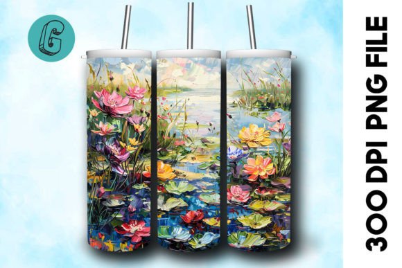 Unlocking Artistic Potential with the 3D Oil Paint Floral Tumbler Wrap 22
