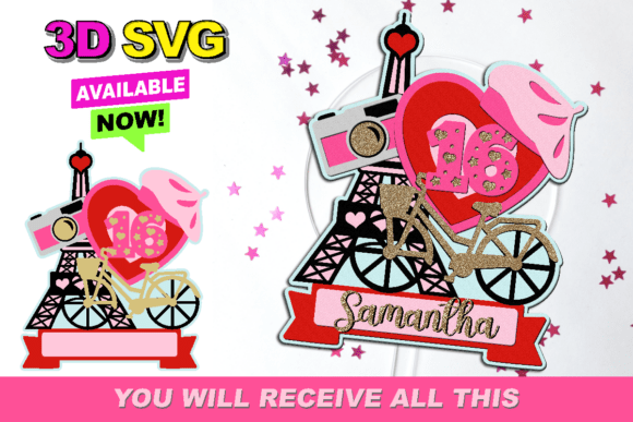 Unlocking Creative Potential with the Paris Cake Topper 3D SVG